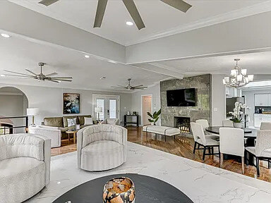 The Magnolia living room
