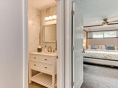 Master bath walk-in shower